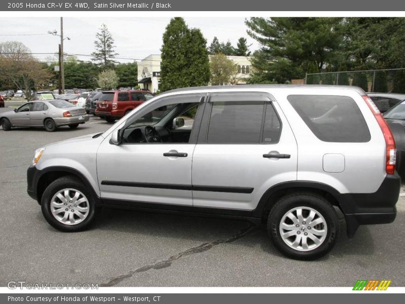 Satin Silver Metallic / Black 2005 Honda CR-V EX 4WD