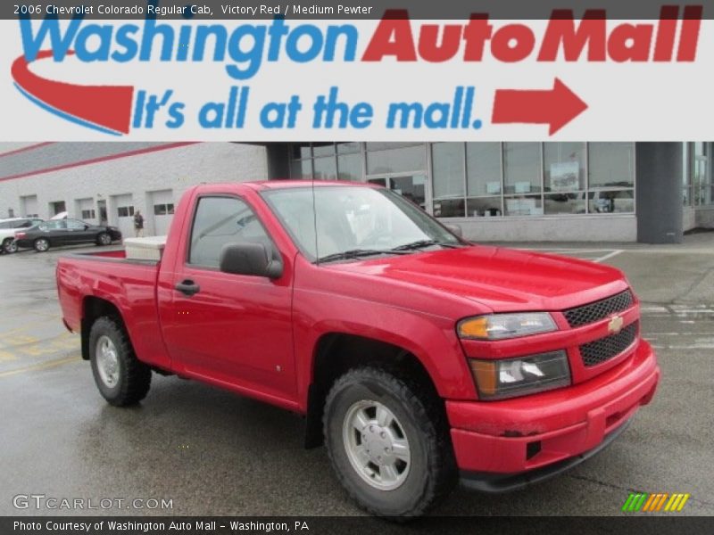 Victory Red / Medium Pewter 2006 Chevrolet Colorado Regular Cab
