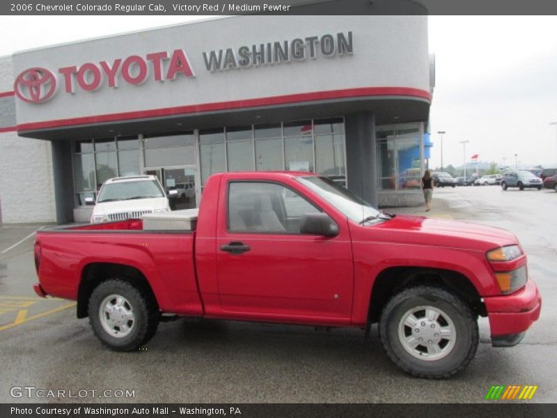 Victory Red / Medium Pewter 2006 Chevrolet Colorado Regular Cab