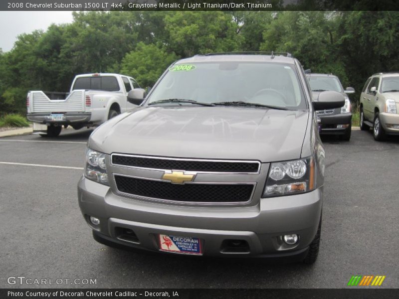 Graystone Metallic / Light Titanium/Dark Titanium 2008 Chevrolet Suburban 1500 LT 4x4