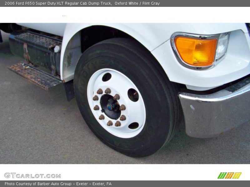 Oxford White / Flint Gray 2006 Ford F650 Super Duty XLT Regular Cab Dump Truck