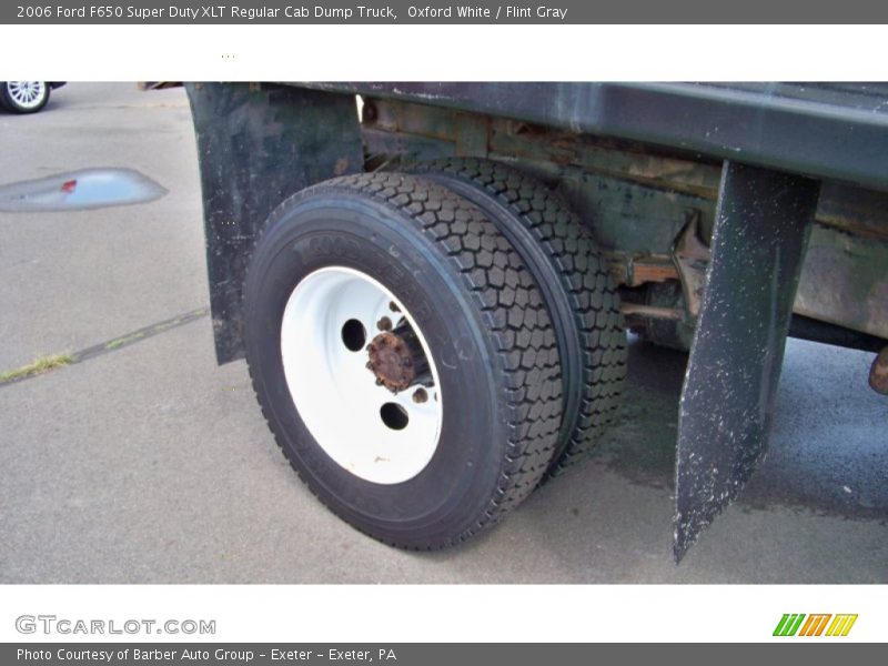 Oxford White / Flint Gray 2006 Ford F650 Super Duty XLT Regular Cab Dump Truck
