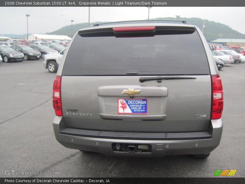 Graystone Metallic / Light Titanium/Dark Titanium 2008 Chevrolet Suburban 1500 LT 4x4