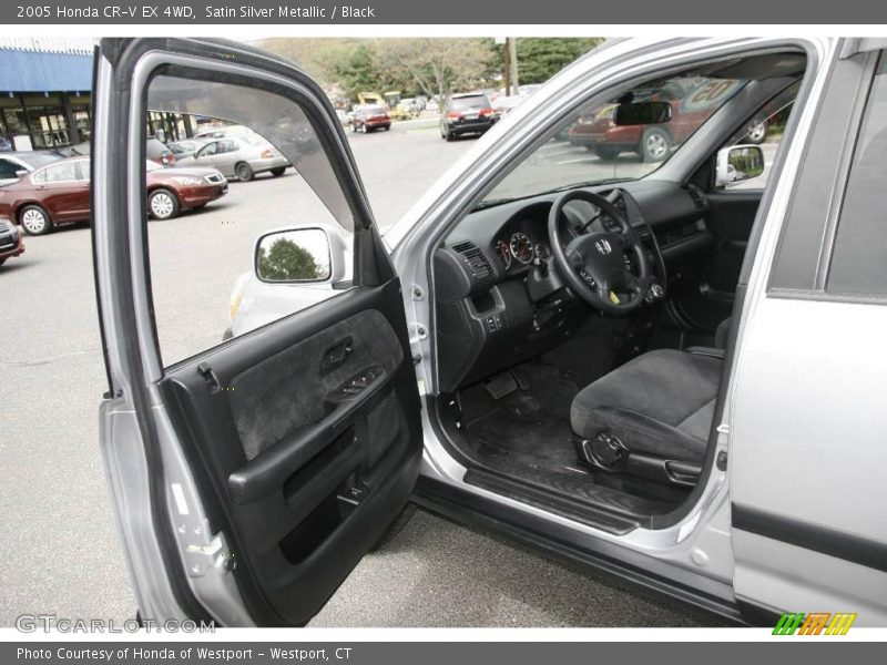 Satin Silver Metallic / Black 2005 Honda CR-V EX 4WD