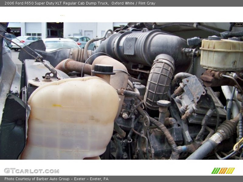 Oxford White / Flint Gray 2006 Ford F650 Super Duty XLT Regular Cab Dump Truck