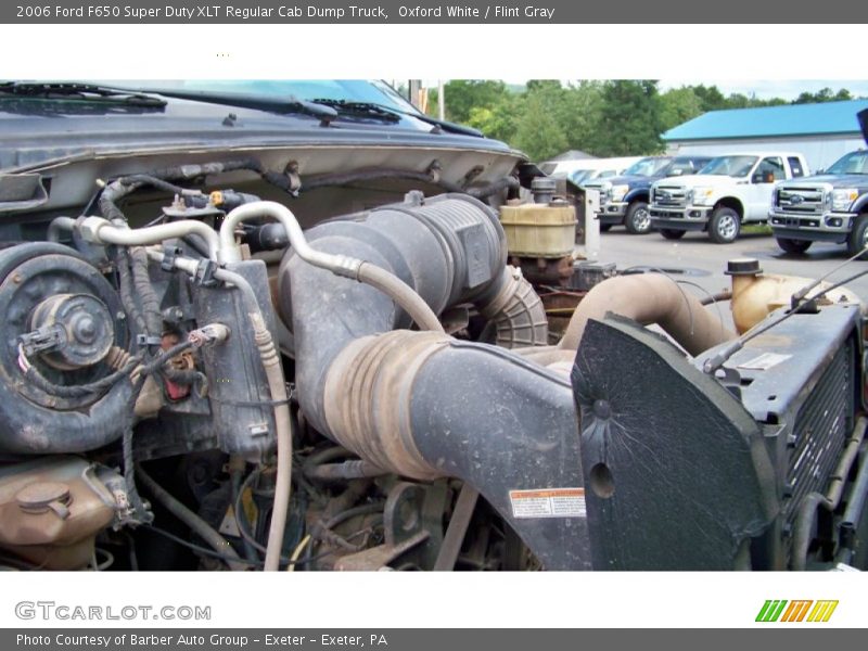 Oxford White / Flint Gray 2006 Ford F650 Super Duty XLT Regular Cab Dump Truck