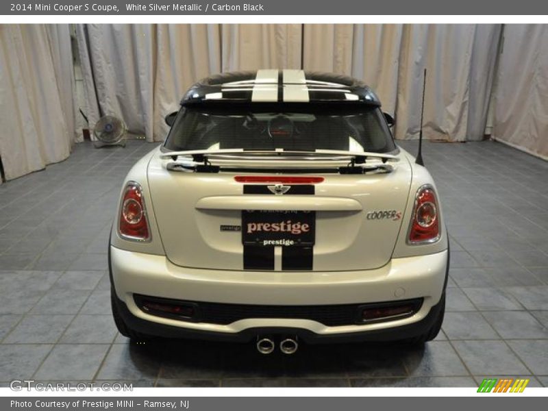 White Silver Metallic / Carbon Black 2014 Mini Cooper S Coupe