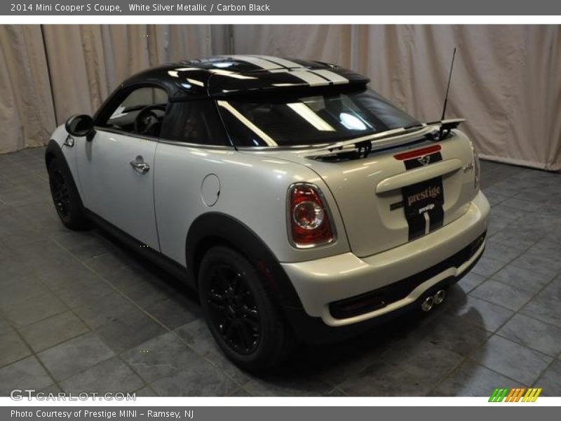 White Silver Metallic / Carbon Black 2014 Mini Cooper S Coupe