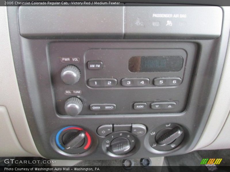 Controls of 2006 Colorado Regular Cab