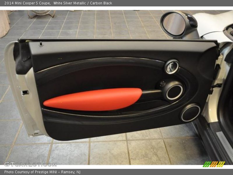 White Silver Metallic / Carbon Black 2014 Mini Cooper S Coupe