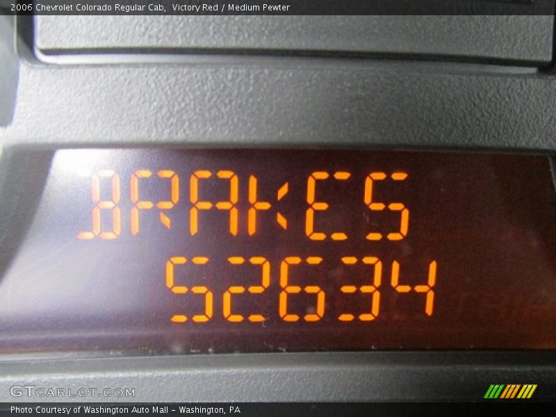 Victory Red / Medium Pewter 2006 Chevrolet Colorado Regular Cab