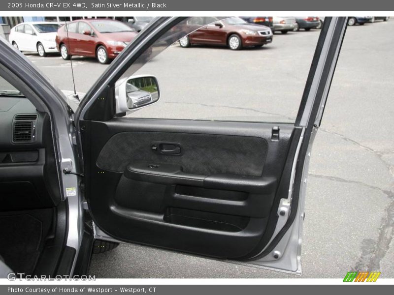 Satin Silver Metallic / Black 2005 Honda CR-V EX 4WD