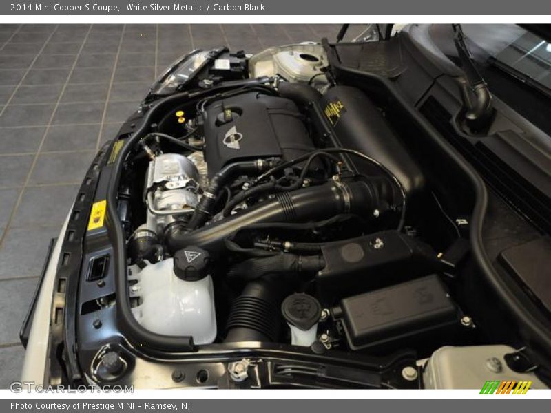White Silver Metallic / Carbon Black 2014 Mini Cooper S Coupe