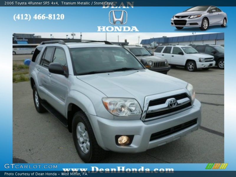 Titanium Metallic / Stone Gray 2006 Toyota 4Runner SR5 4x4