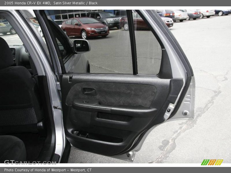 Satin Silver Metallic / Black 2005 Honda CR-V EX 4WD