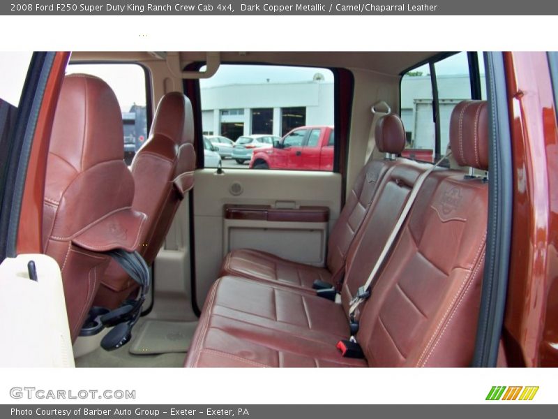 Rear Seat of 2008 F250 Super Duty King Ranch Crew Cab 4x4