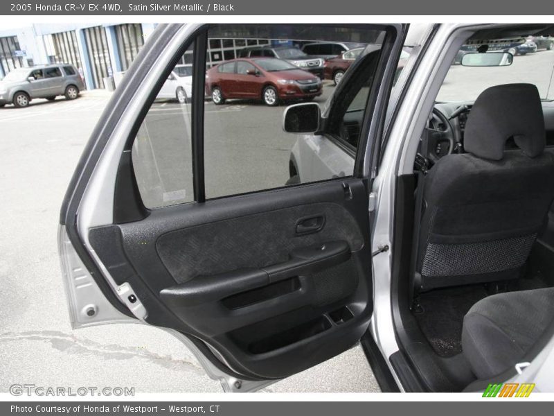 Satin Silver Metallic / Black 2005 Honda CR-V EX 4WD