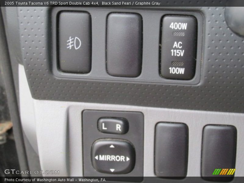Black Sand Pearl / Graphite Gray 2005 Toyota Tacoma V6 TRD Sport Double Cab 4x4