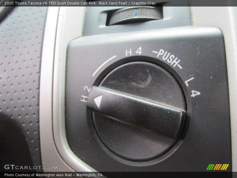 Black Sand Pearl / Graphite Gray 2005 Toyota Tacoma V6 TRD Sport Double Cab 4x4