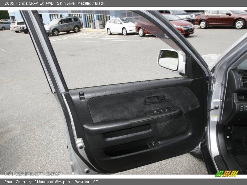 Satin Silver Metallic / Black 2005 Honda CR-V EX 4WD