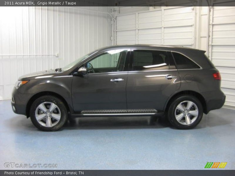 Grigio Metallic / Taupe 2011 Acura MDX