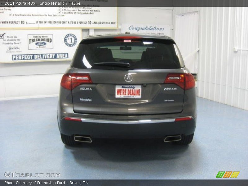 Grigio Metallic / Taupe 2011 Acura MDX