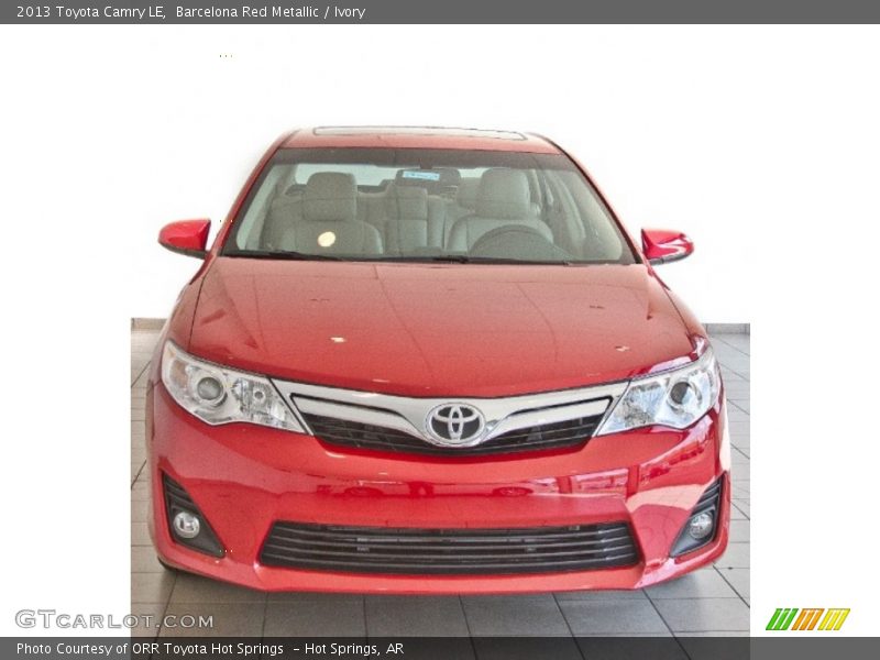 Barcelona Red Metallic / Ivory 2013 Toyota Camry LE