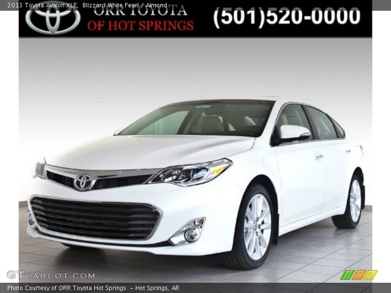 Blizzard White Pearl / Almond 2013 Toyota Avalon XLE