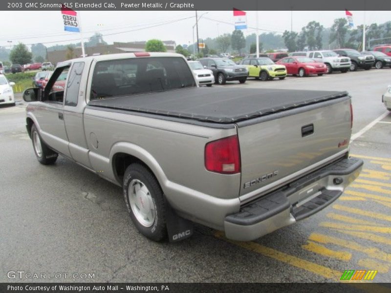 Pewter Metallic / Graphite 2003 GMC Sonoma SLS Extended Cab