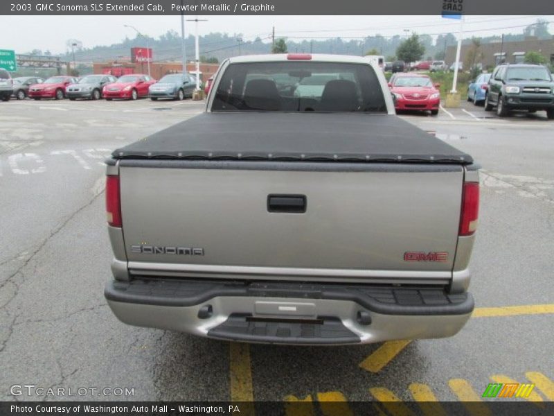 Pewter Metallic / Graphite 2003 GMC Sonoma SLS Extended Cab