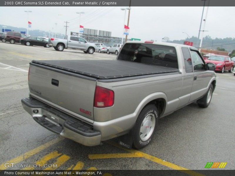 Pewter Metallic / Graphite 2003 GMC Sonoma SLS Extended Cab