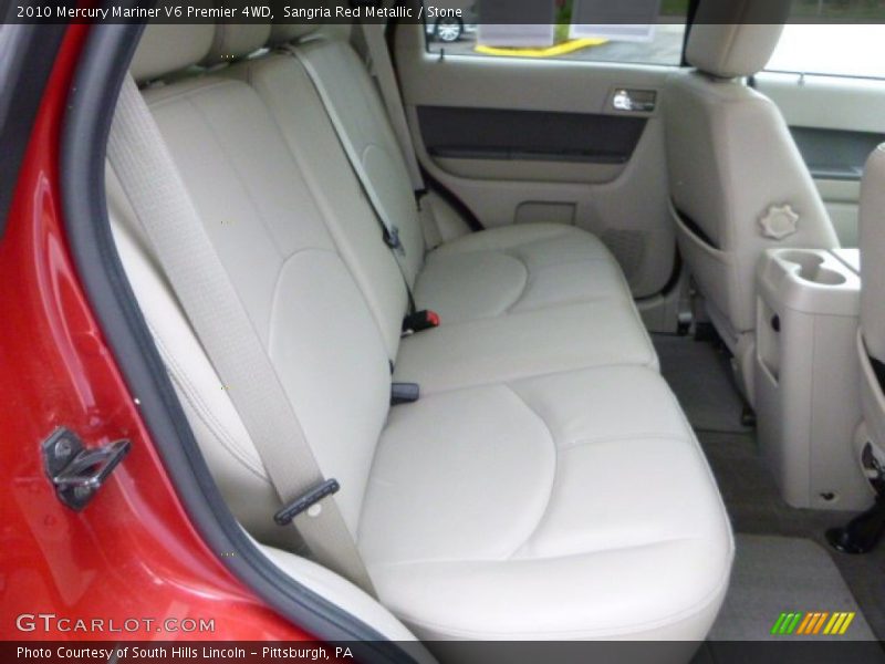 Rear Seat of 2010 Mariner V6 Premier 4WD