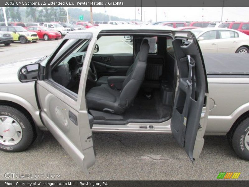 Pewter Metallic / Graphite 2003 GMC Sonoma SLS Extended Cab