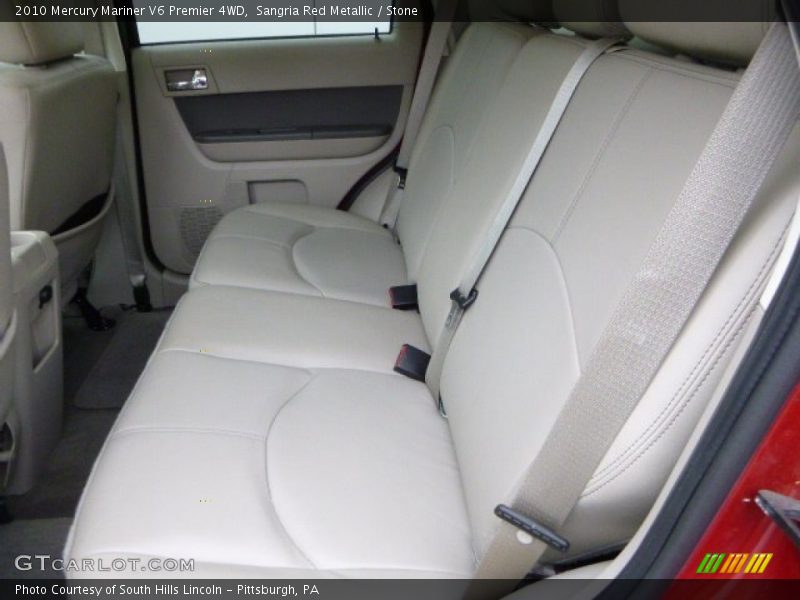 Rear Seat of 2010 Mariner V6 Premier 4WD