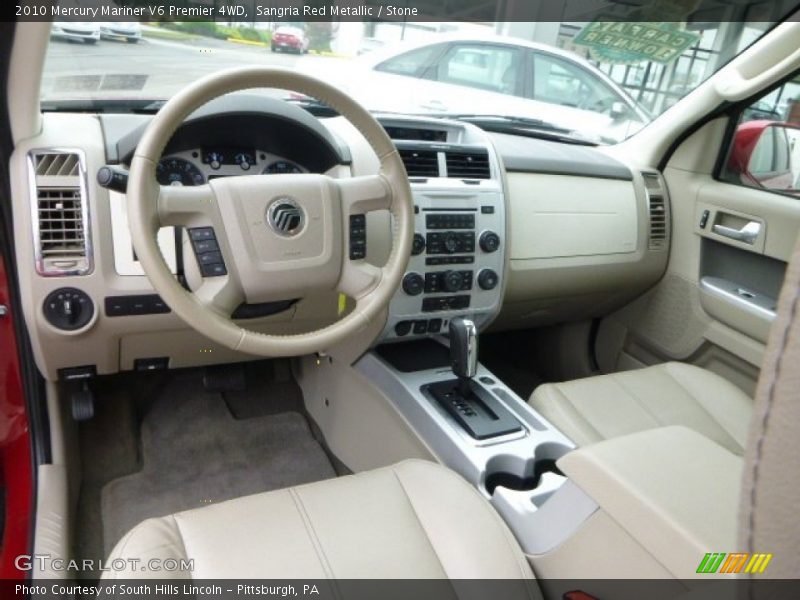 Stone Interior - 2010 Mariner V6 Premier 4WD 