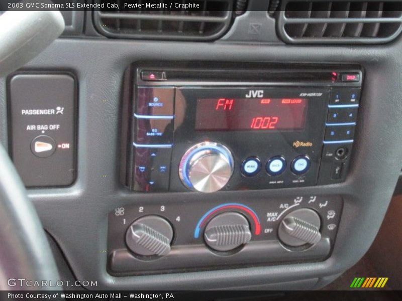 Pewter Metallic / Graphite 2003 GMC Sonoma SLS Extended Cab