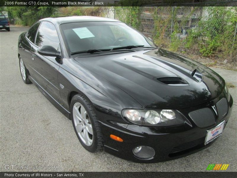 Phantom Black Metallic / Black 2006 Pontiac GTO Coupe