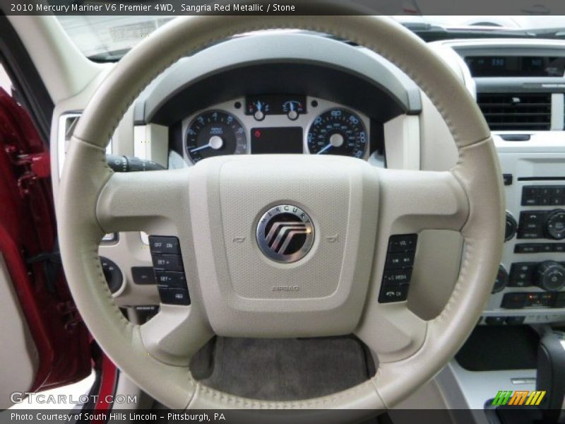  2010 Mariner V6 Premier 4WD Steering Wheel