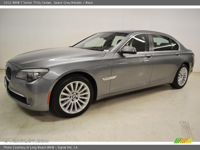 Front 3/4 View of 2012 7 Series 750Li Sedan