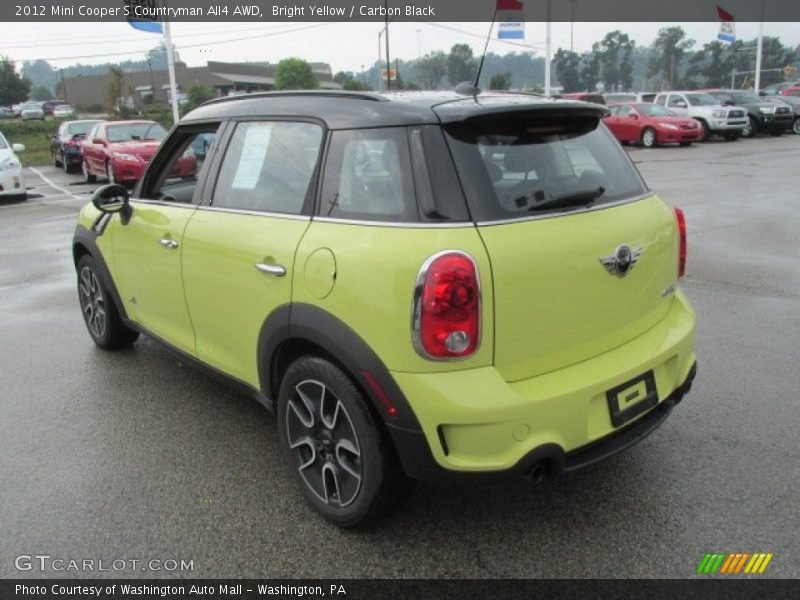  2012 Cooper S Countryman All4 AWD Bright Yellow