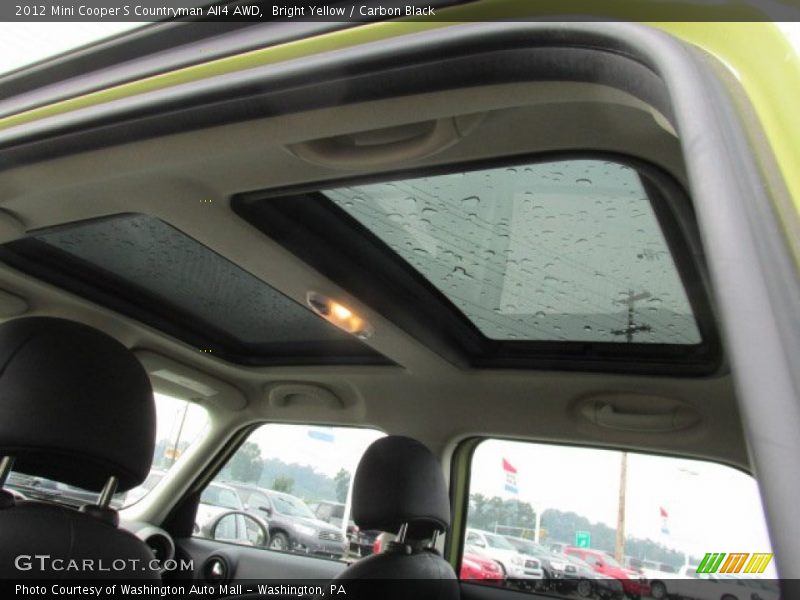 Sunroof of 2012 Cooper S Countryman All4 AWD