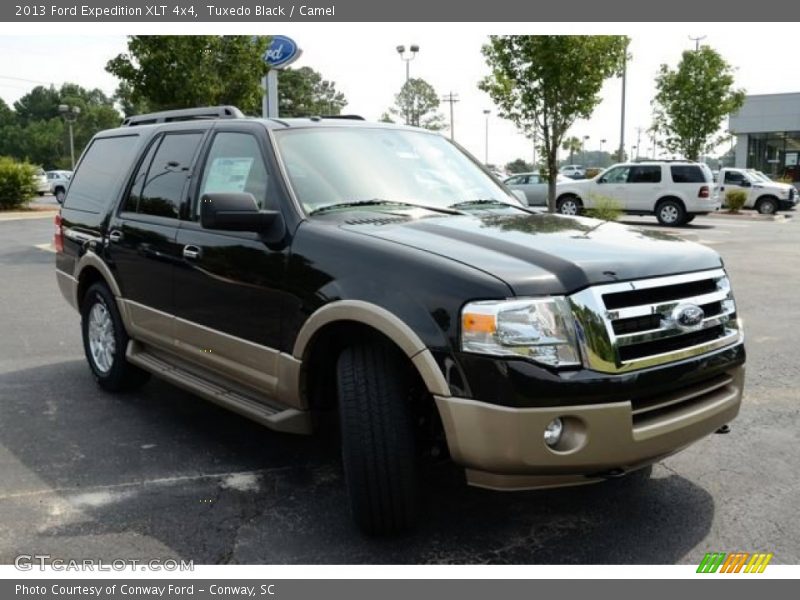 Tuxedo Black / Camel 2013 Ford Expedition XLT 4x4