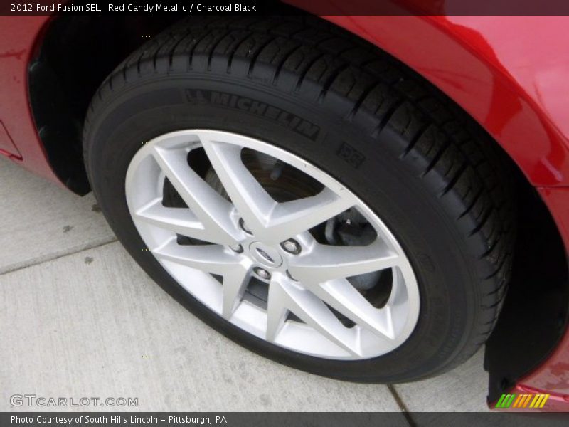 Red Candy Metallic / Charcoal Black 2012 Ford Fusion SEL