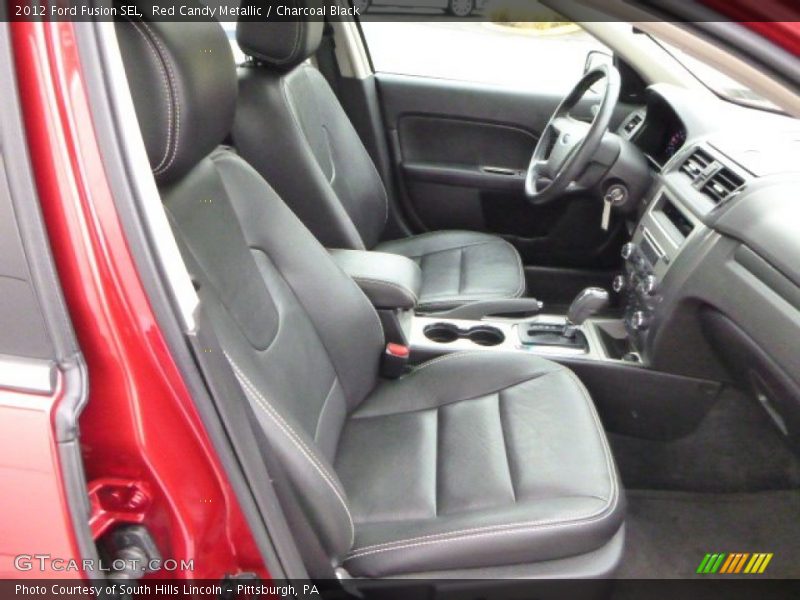 Red Candy Metallic / Charcoal Black 2012 Ford Fusion SEL