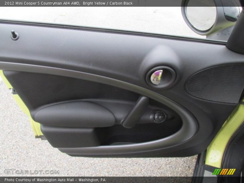 Bright Yellow / Carbon Black 2012 Mini Cooper S Countryman All4 AWD