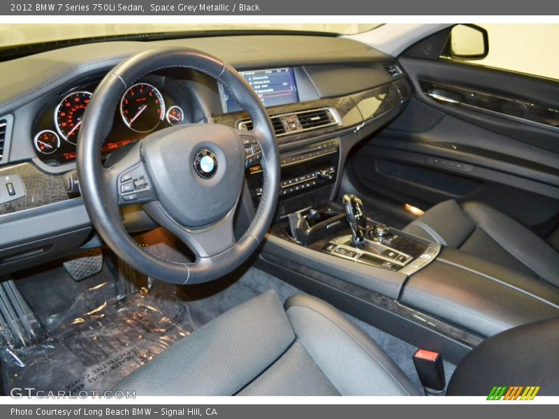 Black Interior - 2012 7 Series 750Li Sedan 