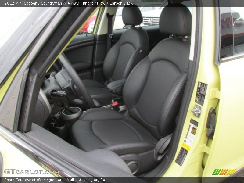 Front Seat of 2012 Cooper S Countryman All4 AWD