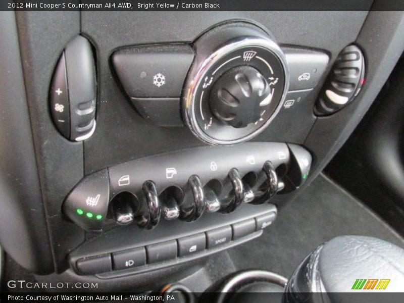 Controls of 2012 Cooper S Countryman All4 AWD