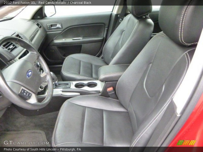 Red Candy Metallic / Charcoal Black 2012 Ford Fusion SEL