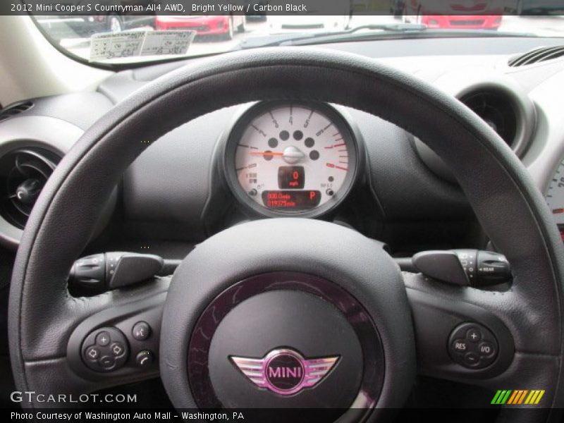 Bright Yellow / Carbon Black 2012 Mini Cooper S Countryman All4 AWD